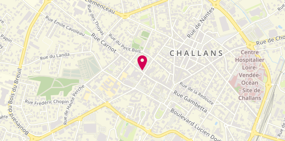 Plan de Interaction Interim - Challans, 40 Rue Carnot, 85300 Challans