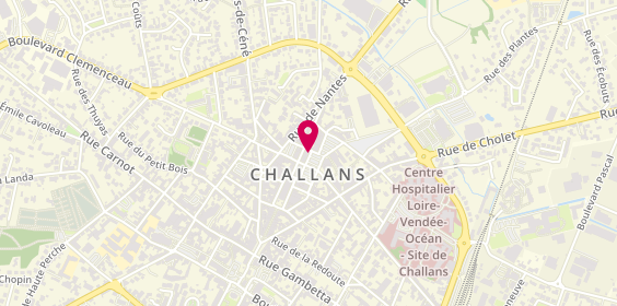 Plan de Regional Interim, 19 Place du Champ de Foire, 85300 Challans