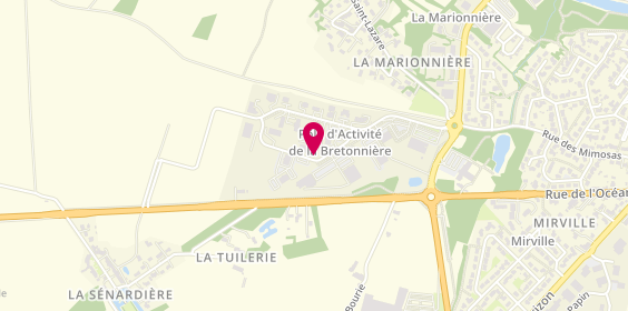 Plan de Adecco, 1 Bis - 3 Rue Agustin Fresnel, 85600 Montaigu-Vendée