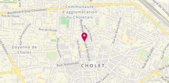 Plan de Chronos Interim, 35 Boulevard Gustave Richard, 49300 Cholet