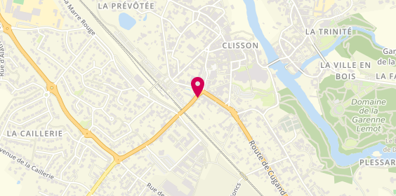 Plan de Adecco Clisson, 1 Rue Bertin, 44190 Clisson