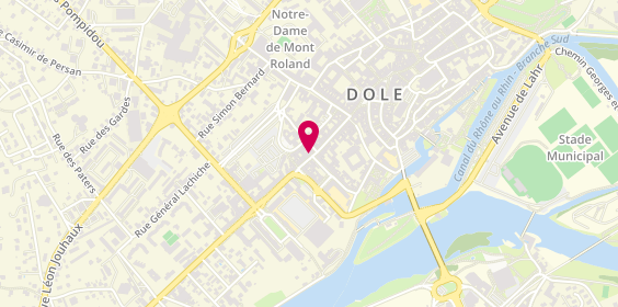 Plan de Samsic Emploi Dole, 58 Rue des Arènes, 39100 Dole