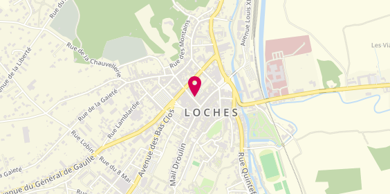 Plan de Adecco Loches, 16 Rue Picois, 37600 Loches