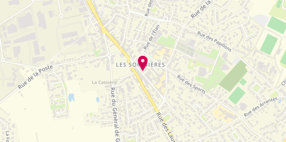 Plan de Aboutir Emploi Les Sorinières, 65 Rue Georges Clemenceau, 44840 Les Sorinières