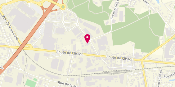 Plan de Actual l'Agencemploi, 13 Rue Marie Curie, 44230 Saint-Sébastien-sur-Loire