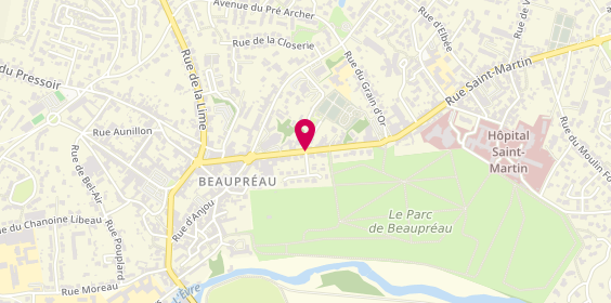 Plan de Adecco Beaupreau, 3 Ter Rue du Maréchal Foch, 49600 Beaupréau-en-Mauges