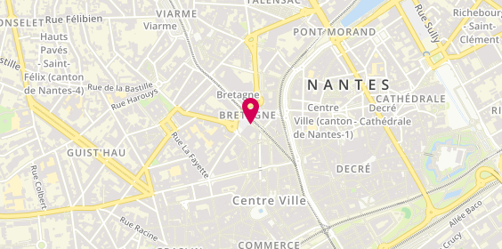 Plan de Sbc Pays de Loire, 7 Rue Pont Sauvetout, 44000 Nantes
