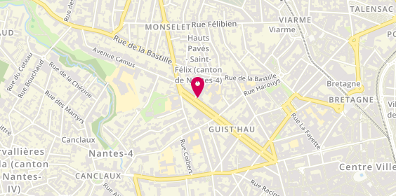 Plan de Kobaltt Nantes, 36 Boulevard Gabriel Guist'Hau, 44000 Nantes