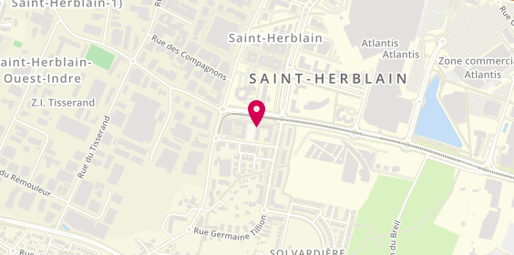 Plan de Adecco, 7 place du Cap Sizun, 44800 Saint-Herblain