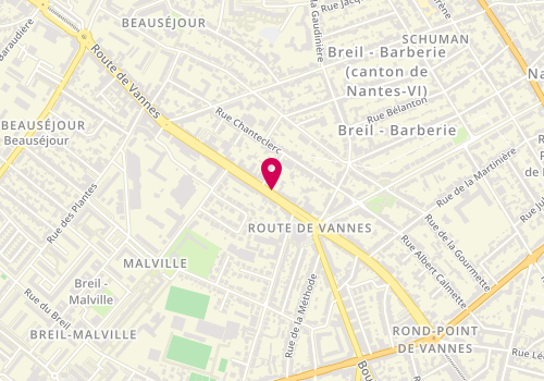 Plan de Proman, 28 Route de Vannes, 44100 Nantes
