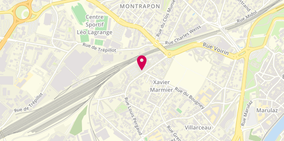 Plan de Agence d'Intérim PROMAN Industrie Besançon, 7 Rue Xavier Marmier, 25000 Besançon