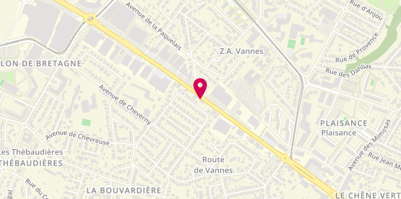 Plan de Actual Nantes HRT, 251 Route de Vannes, 44800 Saint-Herblain
