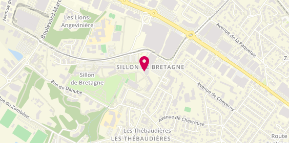 Plan de Siti Interim, 1 avenue de l'Angevinière, 44800 Saint-Herblain