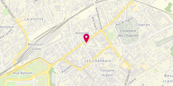 Plan de Groupe Morgan Services, 34 Rue de Belfort, 25000 Besançon