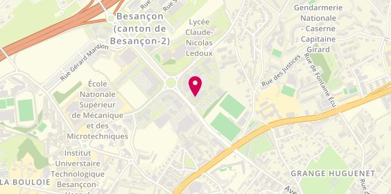 Plan de Crit Besançon, 2G avenue des Montboucons, 25000 Besançon