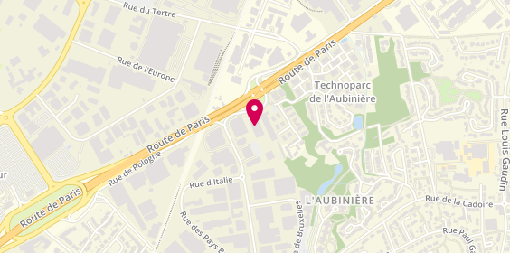 Plan de Agence intérim Synergie Nantes Transport et Logistique, 38 Rue de Monaco, 44300 Nantes