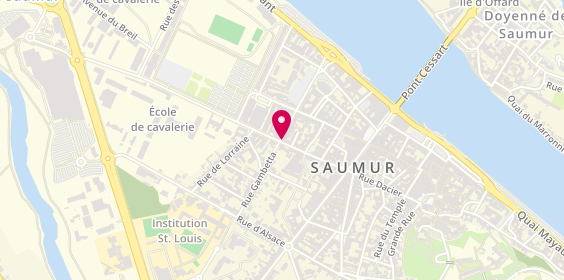 Plan de Crit Saumur, 42, Bis Rue Beaurepaire, 49400 Saumur