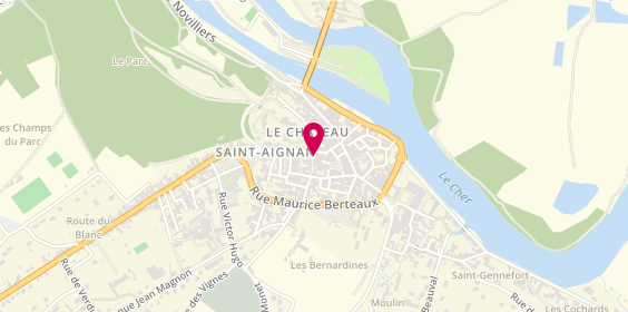 Plan de Actual l'Agencemploi, 35 Rue Constant Ragot, 41110 Saint-Aignan