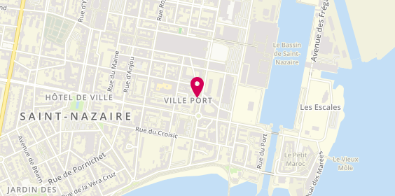 Plan de R.A.S Intérim Saint Nazaire, 11 Rue Henri Gautier, 44600 Saint-Nazaire
