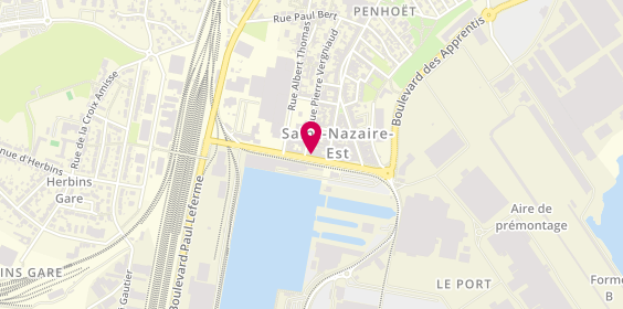Plan de Adwork's Saint Nazaire, 18 avenue de Penhoët, 44600 Saint-Nazaire