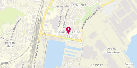 Plan de Interaction, 10 Rue Trignac, 44600 Saint-Nazaire