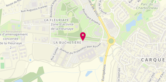Plan de Work In Top, 3 avenue du Professeur Jean Rouxel Bâtiment B, 44470 Carquefou