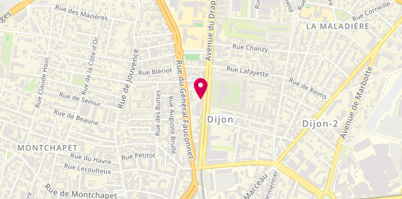 Plan de Supplay Dijon Btp, 43 avenue du Drapeau, 21000 Dijon