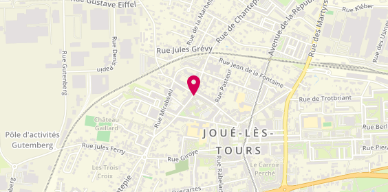 Plan de Id'ées Interim Agence de Tours, 80 Rue de Chantepie, 37300 Joué-lès-Tours