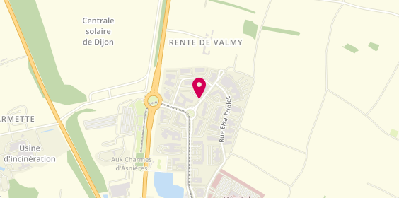 Plan de Adecco, parc Valmy 8 D Rue Jeanne Barret, 21000 Dijon