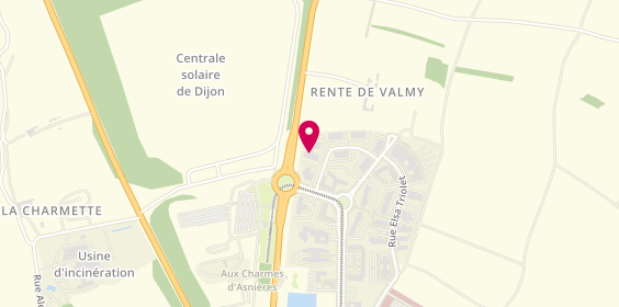 Plan de Adecco, 8 D Rue Jeanne Barret Batiment B, 21000 Dijon
