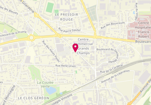 Plan de Start People, 207 Rue du Général Hagron, 44150 Ancenis-Saint-Géréon