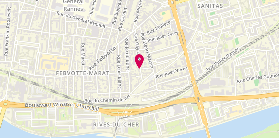 Plan de Tours Emploi Services, 37 Rue Gay Lussac, 37000 Tours