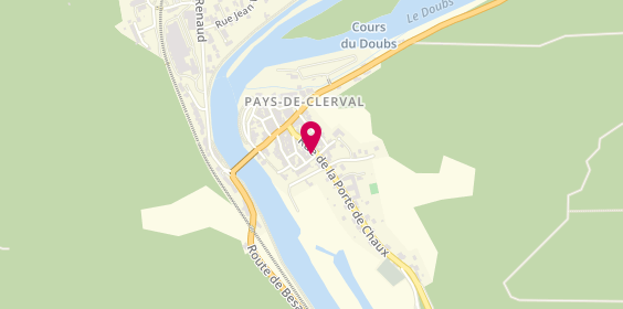 Plan de Celtis Travail Temporaire, 22 Rue de la Prte de Chaux, 25340 Pays de Clerval