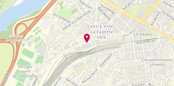 Plan de Actual emploi BTP Angers, 19 Rue Auguste Gautier, 49000 Angers