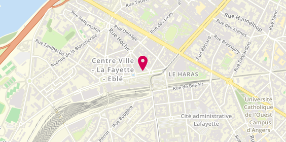 Plan de Axial Interim, 16 avenue Denis Papin, 49100 Angers