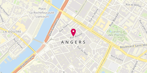 Plan de Teamservices Angers, 26 Rue Boisnet, 49100 Angers