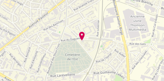 Plan de Siti Intérim, 1 Rue Maurice Pasquier, 49100 Angers
