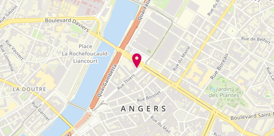 Plan de Agence Partnaire, 4 Rue Thiers, 49100 Angers