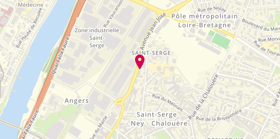 Plan de Inter-services, avenue Jean Joxé, 49100 Angers