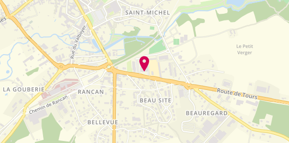 Plan de Actenso Services, 15 avenue Le Gouz de la Boulaye, 49150 Baugé-en-Anjou