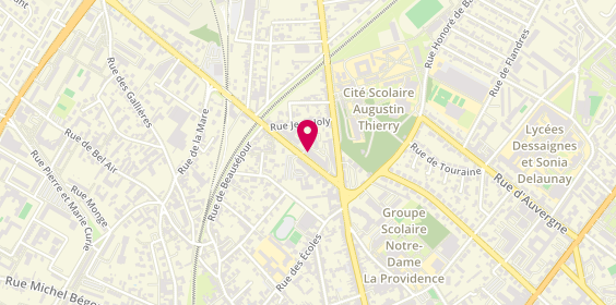 Plan de Maison de l'Emploi du Blaisois, 15 avenue de Vendôme, 41000 Blois