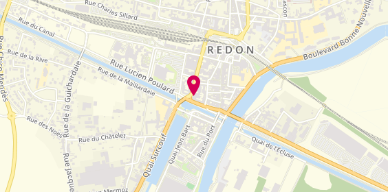 Plan de Adecco Redon, 41 Rue des Douves, 35600 Redon