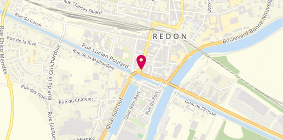 Plan de Adecco Redon, 41 Rue des Douves, 35600 Redon