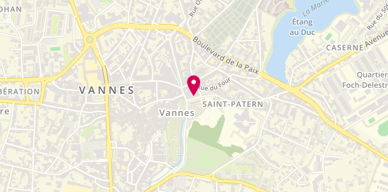 Plan de Gerinter l'Interim Régional, 5 Rue Alain le Grand, 56000 Vannes