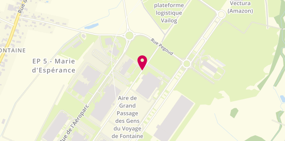 Plan de Randstad Inhouse, Zone Industrielle de l'Aéroparc, 90150 Fontaine