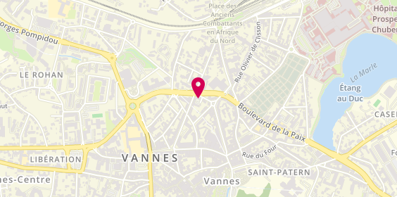 Plan de Interaction, 4 Rue du 116ème Régiment d'Infanterie, 56000 Vannes