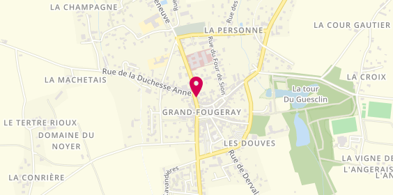 Plan de Adéquat Intérim, 9 Rue Saint-Roch, 35390 Grand-Fougeray