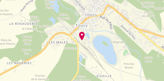 Plan de Régional Intérim, le Silo
avenue de la Gare, 89130 Toucy