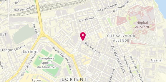 Plan de Actibreizh, 28 Rue Olivier de Clisson, 56100 Lorient