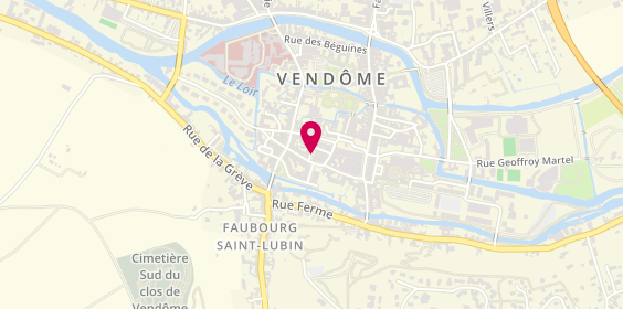 Plan de Samsic Emploi Vendôme, 3 Rue Marie de Luxembourg, 41100 Vendôme